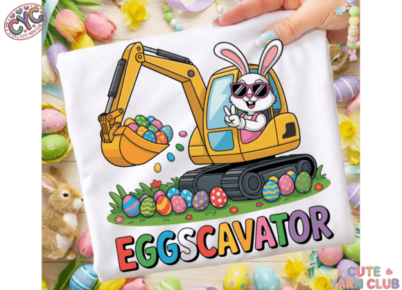 Download Eggscavator Bunny PNG, Easter Png - Easter png Collection