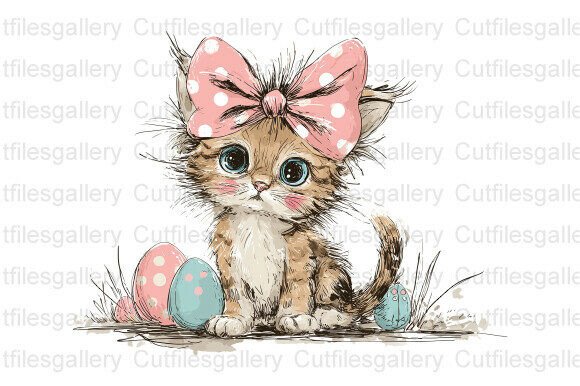 Download Easter Kitten PNG, Happy Easter PNG - Easter png Collection