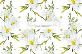 Download Watercolor Daisy Clip Art - Hand Painted - Hand painted Collection