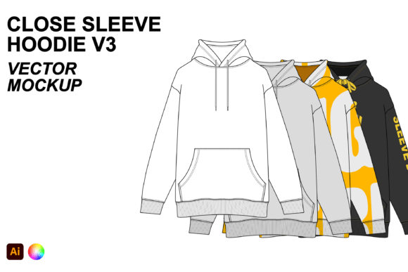 Download Hoodie Flat Fashion Template - Premium Resources