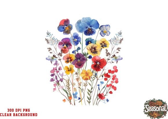 Download Watercolor Wild Flower Clipart - Wild flower clipart Collection