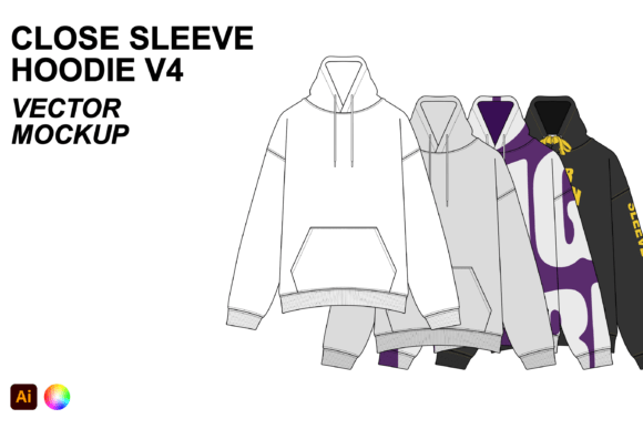 Download Hoodie Vector Mockup Template - Premium Resources