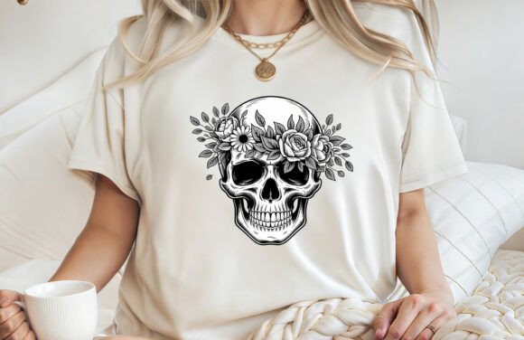 Download Floral Skull Art Gothic Botanical PNG - Premium Resources