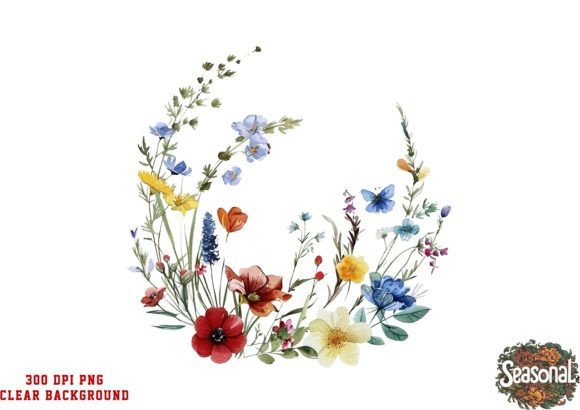 Download Watercolor Wild Flower Clipart - Wild flower clipart Collection